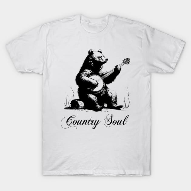 Country Music | Country Soul | Music Lover | Country Lover T-Shirt by Ryo Li